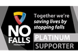 No Falls Foundation Platinum Supporter Badge