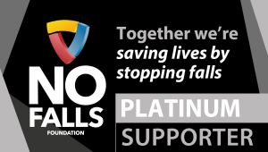 No Falls Foundation Platinum Supporter Badge